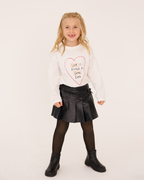 FLEECE-LINED SHEER-ILLUSION DEEP/BLACK