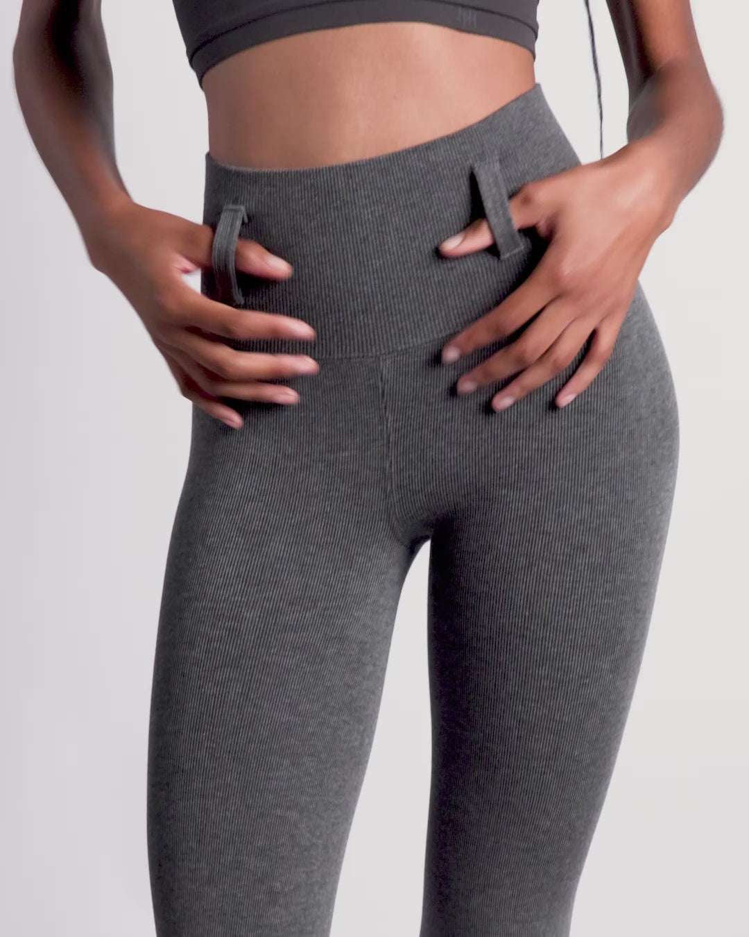 RIBBED WITH BELT-LOOPS